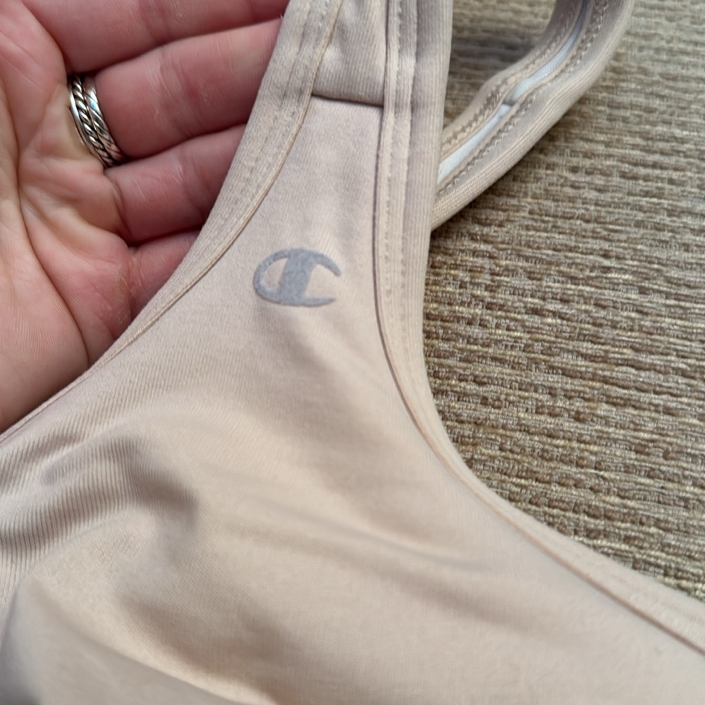 Champion nude double lined sports bra - Picture 2 of 5